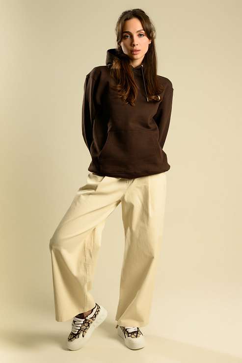 BELLABOA 132 BROWN Худи женское BELLABOA цвет Коричневый