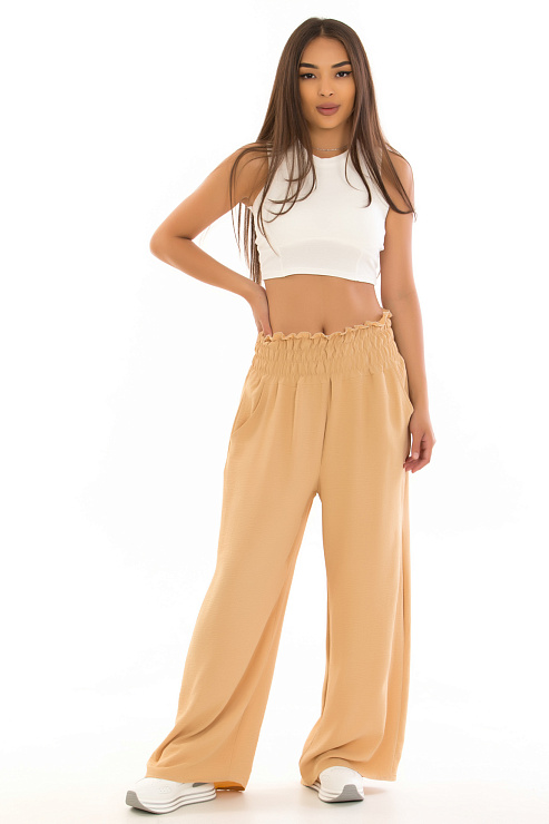 CHEERDUCK/FIR 904 БЕЖЕВЫЙ Брюки женские CHEERDUCK цвет Бежевый