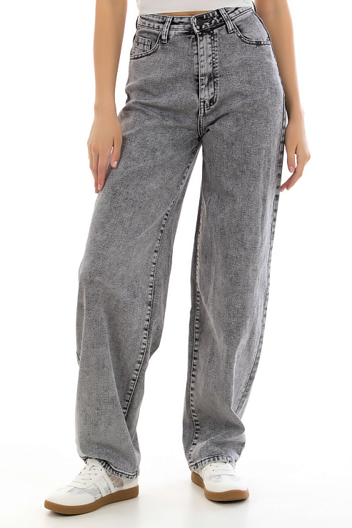 Fashion A-9623 СЕРЫЙ Джинсы женские FASHION цвет Серый
