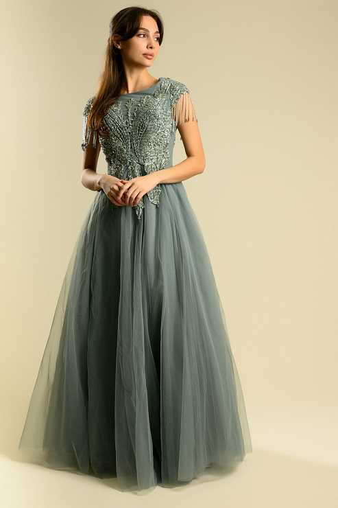 BELLABOA 1028 ЗЕЛЕНЫЙ Вечернее платье BELLABOA цвет Зеленый