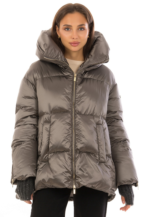 BALDININI A5B051XXCOFF0700 Пуховик женский BALDININI цвет Серый