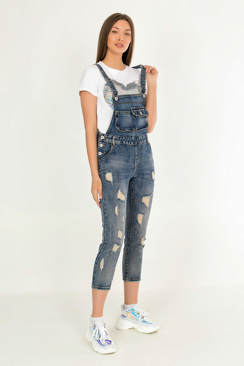 SHANG XIAN 235 Комбинезон женский CHEERDUCK цвет Синий