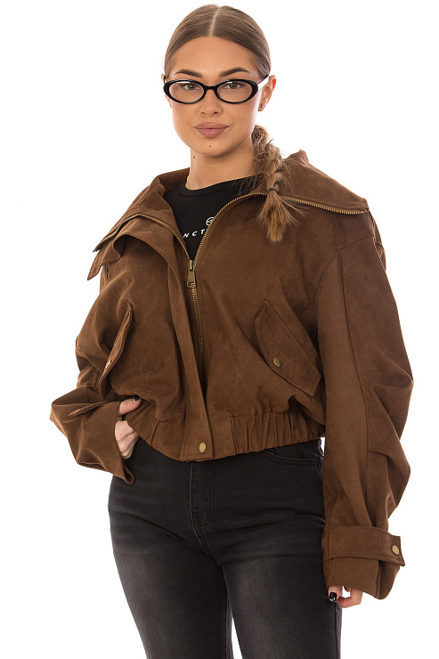 CHEERDUCK/2C22 25115 Т.КОРИЧНЕВЫЙ Куртка д/с CHEERDUCK цвет Коричневый