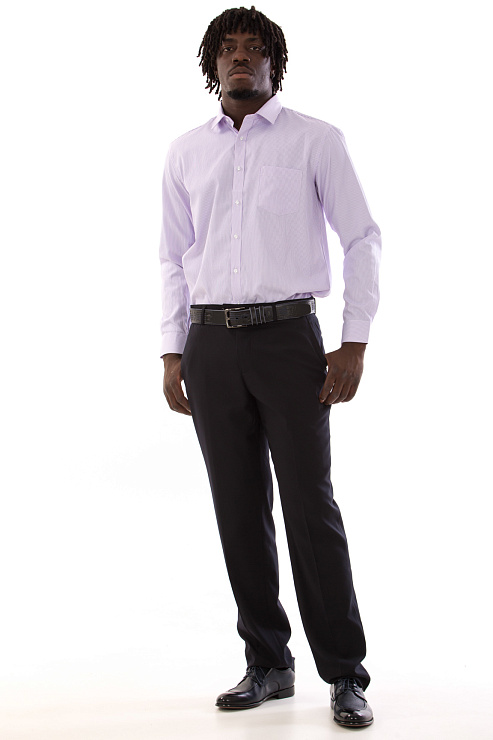 CHEERDUCK/2C87 3017 СИРЕНЕВЫЙ Рубашка мужская CHEERDUCK цвет Сиреневый