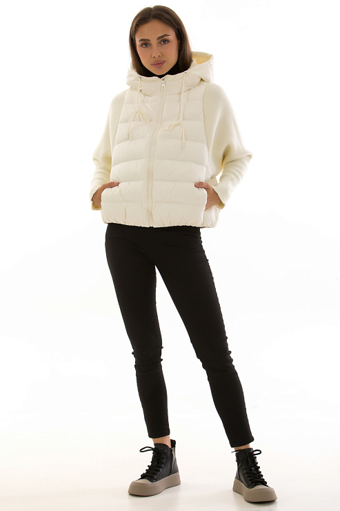CHEERDUCK/2C22 8232 БЕЛЫЙ Куртка женская CHEERDUCK цвет Белый
