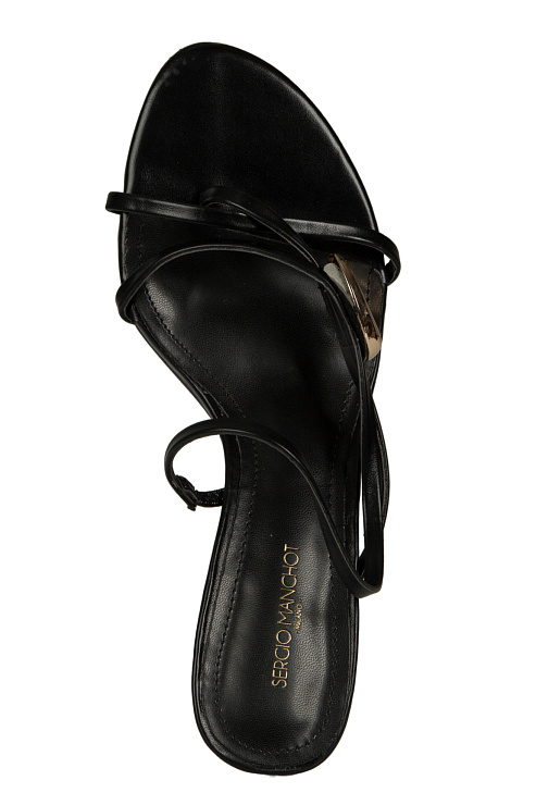 Босоножки на каблуке SERGIO MANCHOT цвет Черный