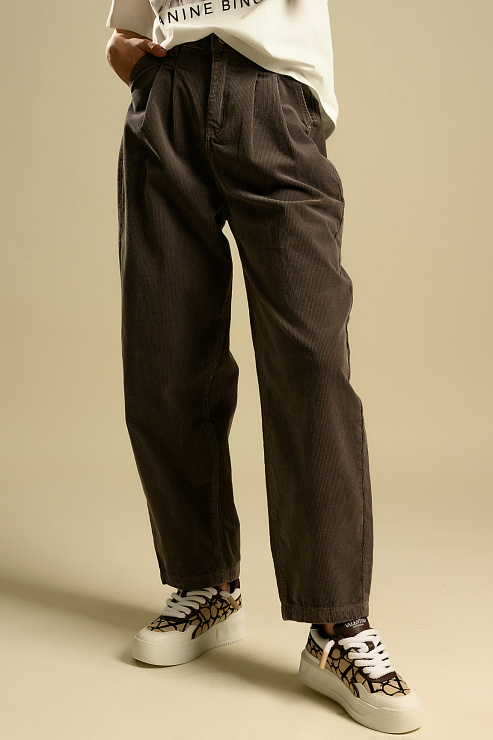 BELLABOA 131 BROWN  Брюки женские BELLABOA цвет Коричневый