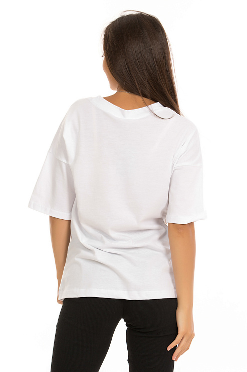 CHEERDUCK/FA 0010 БЕЛЫЙ Футболка женская CHEERDUCK цвет Белый