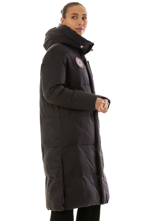 CHEERDUCK/2030 1104 ЧЕРНЫЙ Пуховик женский CHEERDUCK цвет Черный