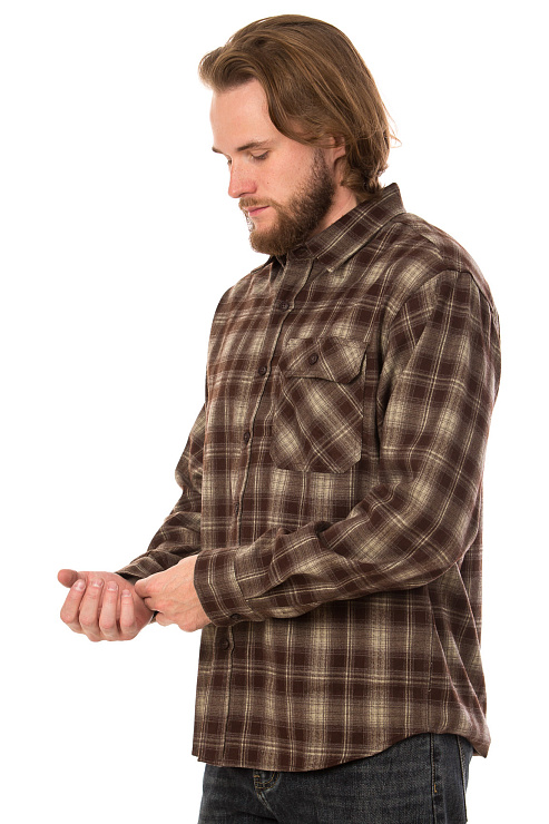 CHEERDUCK/4070 8096 КОРИЧНЕВЫЙ Рубашка мужская CHEERDUCK цвет Черный