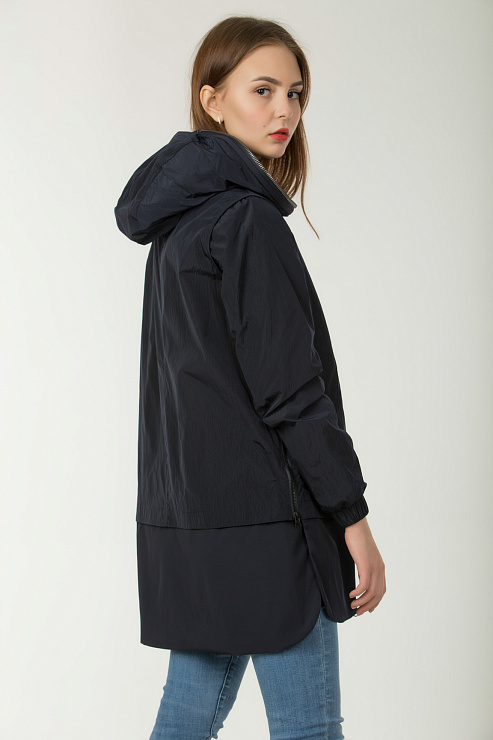 TOWMY 2355 ТЕМН. СИН. Ветровка женская TOWMY цвет Синий