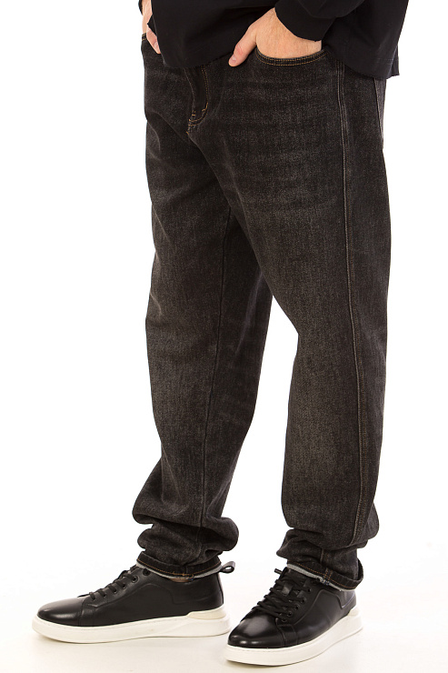 CHEERDUCK/4070 11025 ЧЕРНЫЙ Джинсы мужские CHEERDUCK цвет Черный