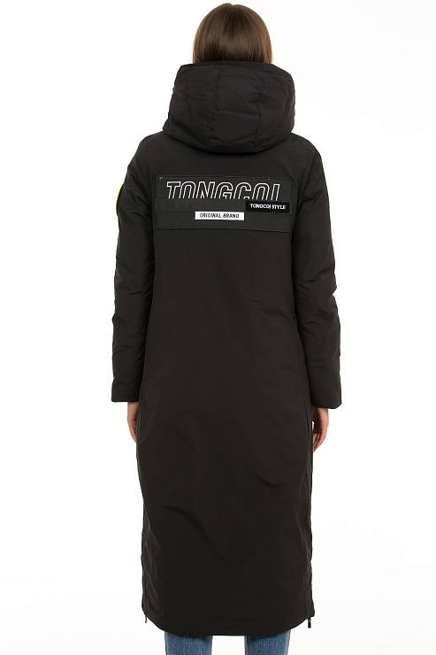 TANGCOI 7732 ЧЕРН. Пуховик женский TANGCOI цвет Черный