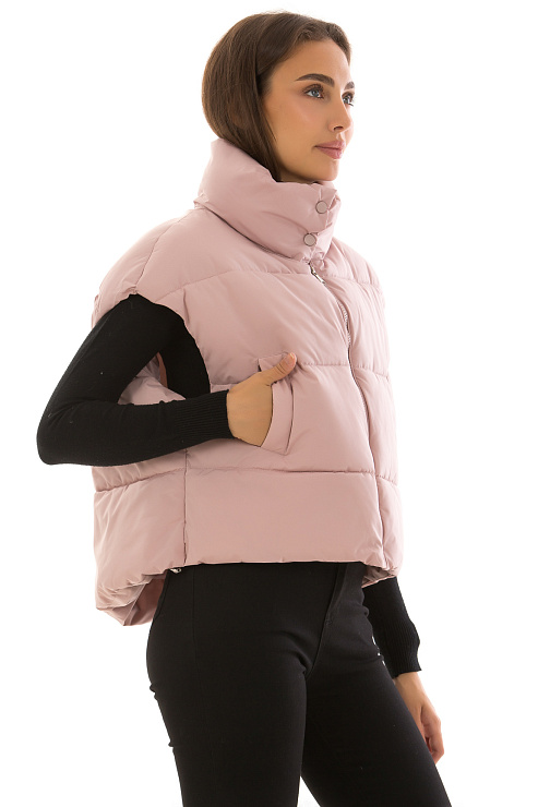 CHEERDUCK/2025 G-202 РОЗОВЫЙ Жилет женский CHEERDUCK цвет Розовый