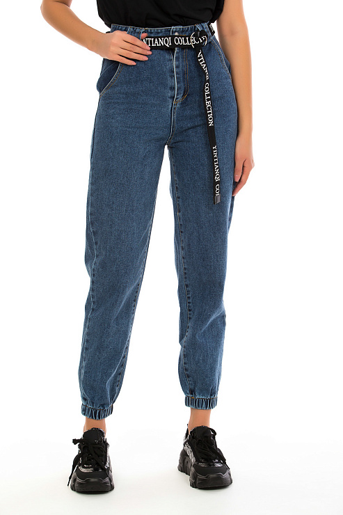 CHEER&DUCK/2025 5368 СИН. Джинсы женские CHEERDUCK цвет Синий