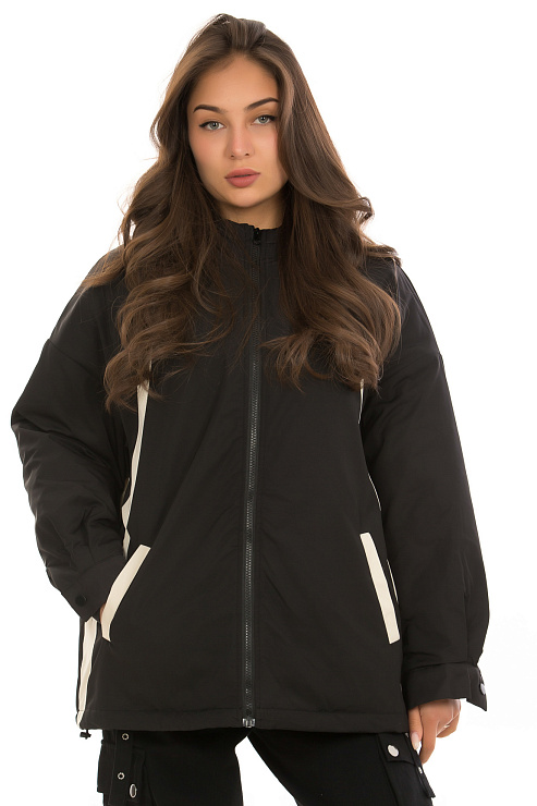 CHEERDUCK/5G143 8211 ЧЕРНЫЙ Ветровка женская CHEERDUCK цвет Черный