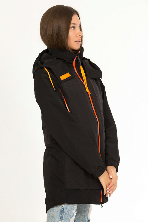 YIMOSIS 5131 ЧЕРН. Плащ женский YIMOSIS цвет Черный