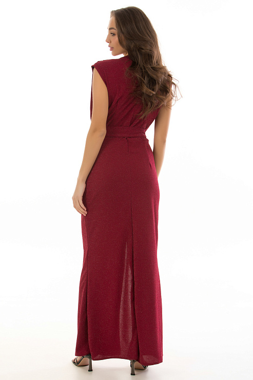 CHEERDUCK/TH 2546 БОРДОВЫЙ Платье  CHEERDUCK цвет Бордовый