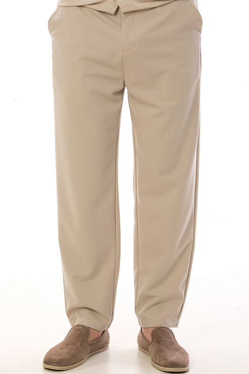 CHEERDUCK/4070 1598 БЕЖЕВЫЙ Брюки мужские классические CHEERDUCK цвет Бежевый