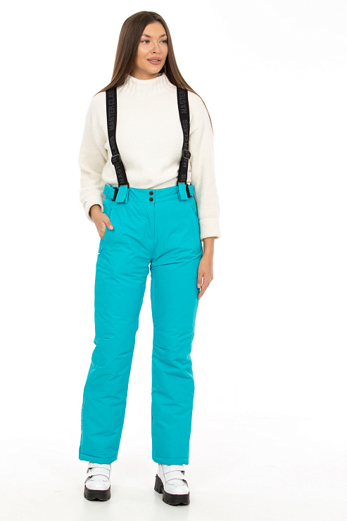 CHEER&DUCK/3055 62230 ГОЛУБ. Брюки горнолыжные женские CHEERDUCK цвет Голубой