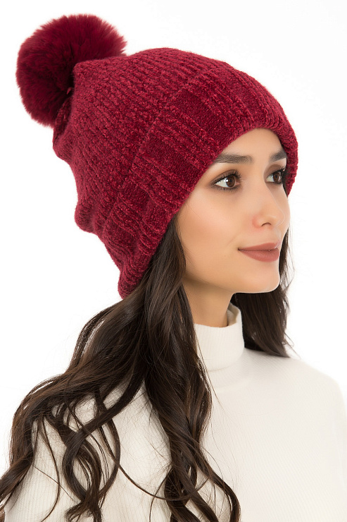 Шапка 72 БОРДО женская CHEERDUCK цвет Красный