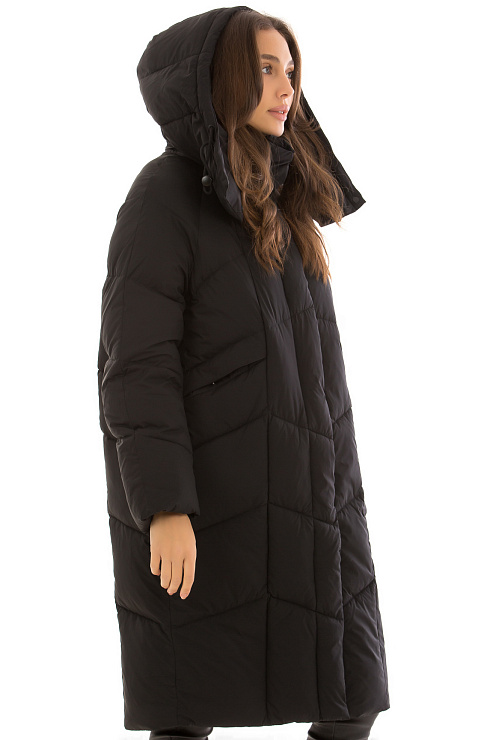 TOWMY 2364 ЧЕРНЫЙ Пуховик женский TOWMY цвет Черный