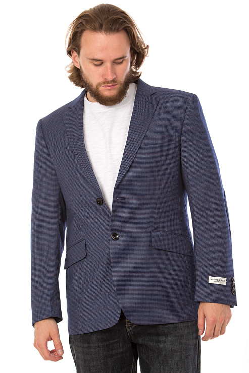 CHEERDUCK/2C87 B124-23 СИНИЙ Пиджак мужской CHEERDUCK цвет Синий