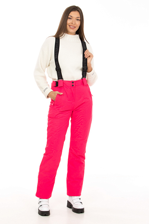 CHEER&DUCK/3055 62230 РОЗОВ. Брюки горнолыжные женские CHEERDUCK цвет Розовый