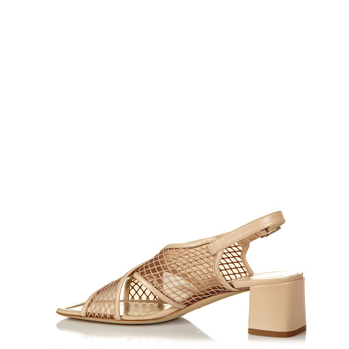 Босоножки на каблуке BALDININI цвет Бежевый