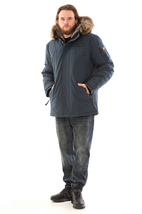 SHarK Force 7251108 СИНИЙ Пуховик мужской SHARK FORCE цвет Синий