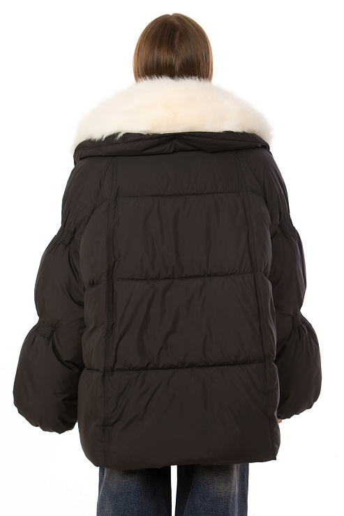 TOWMY С358 ЧЕРНЫЙ Пуховик женский TOWMY цвет Черный