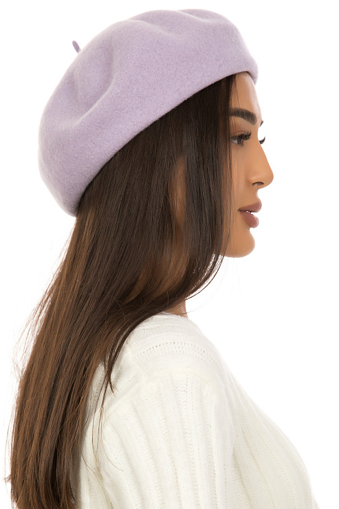 Берет CHEERDUCK цвет Сиреневый