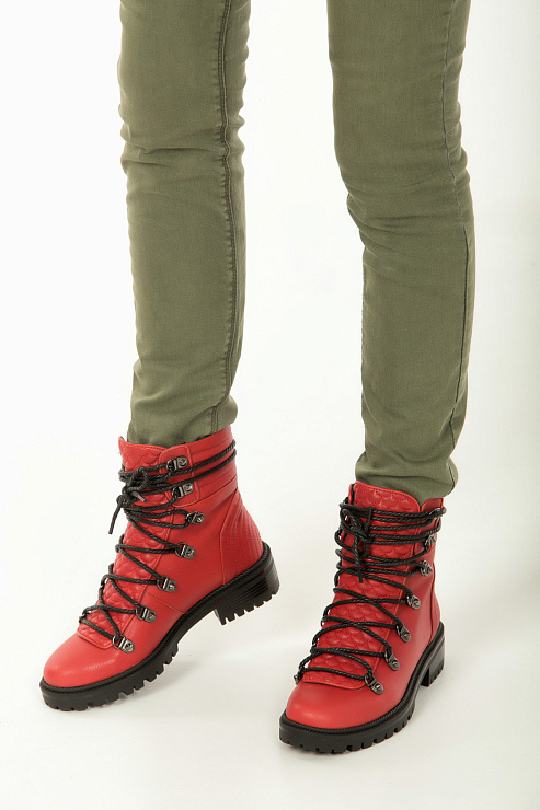 Ботинки SERGIO MANCHOT цвет Красный