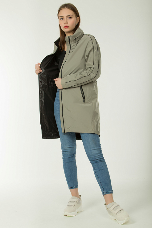 TOWMY 7039 ЗЕЛЕН. Ветровка женская TOWMY цвет Зеленый