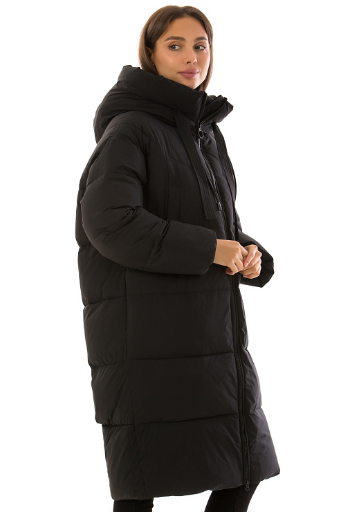 TOWMY 3262 ЧЕРНЫЙ Пуховик женский TOWMY цвет Черный