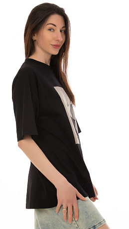 CHEERDUCK/1B10 682 ЧЕРНЫЙ Футболка женская CHEERDUCK цвет Черный