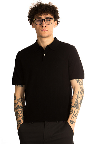 CHEERDUCK/4070 jFW 12 ЧЕРНЫЙ Поло мужское CHEERDUCK цвет Черный