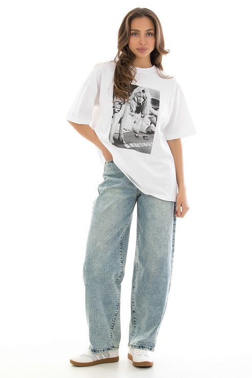 CHEERDUCK/2C19 1829 БЕЛЫЙ Футболка женская CHEERDUCK цвет Белый