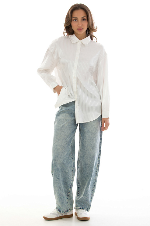 CHEERDUCK/2C19 1981 БЕЛЫЙ Рубашка женская CHEERDUCK цвет Белый