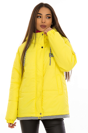 CHEERDUCK/2030 H736 ЖЕЛТЫЙ Куртка женская CHEERDUCK цвет Желтый