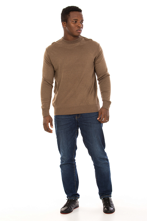 CHEERDUCK/BA 3764 КОРИЧНЕВЫЙ Джемпер мужской CHEERDUCK цвет Коричневый