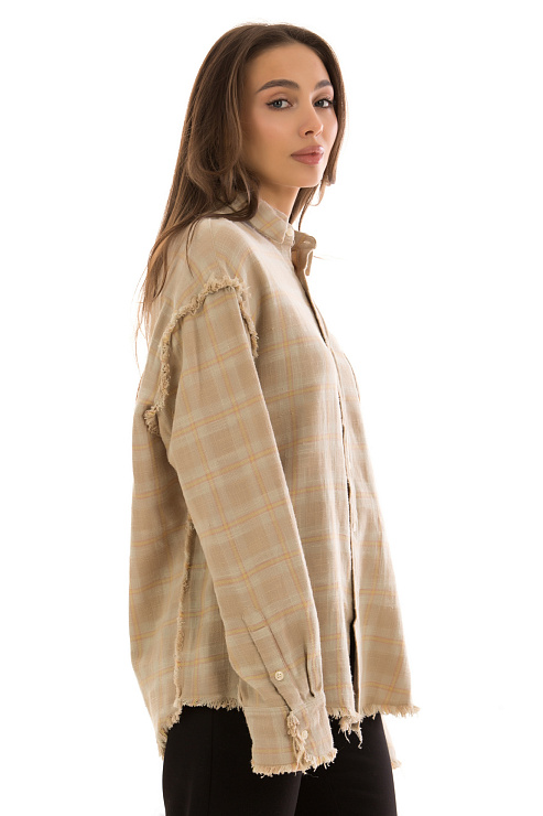 BELLABOA 200-81 БЕЖЕВЫЙ Рубашка женская BELLABOA цвет Бежевый