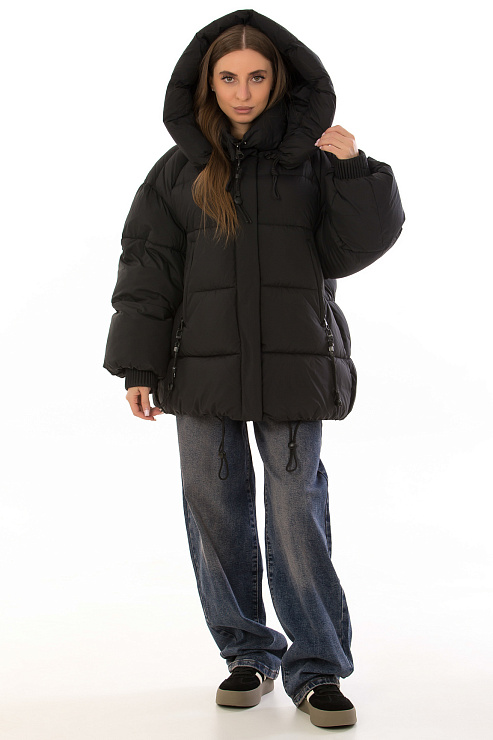 TOWMY E037 ЧЕРНЫЙ Пуховик женский TOWMY цвет Черный
