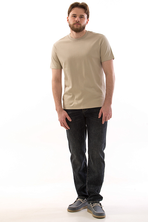 CHEERDUCK/4070 2580 БЕЖЕВЫЙ Футболка мужская CHEERDUCK цвет Бежевый