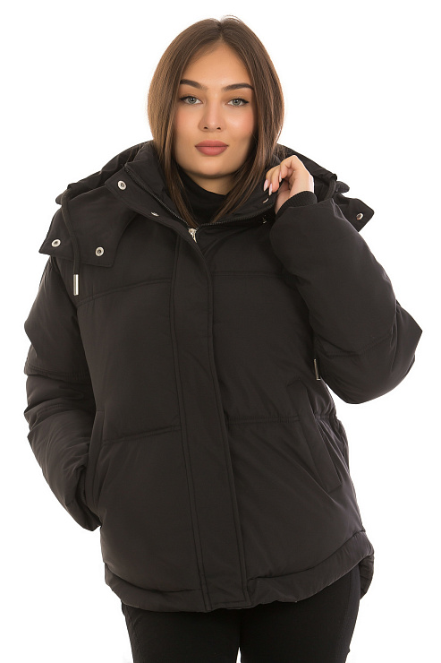 CHEERDUCK/2030 8309 ЧЕРНЫЙ Пуховик женский CHEERDUCK цвет Черный