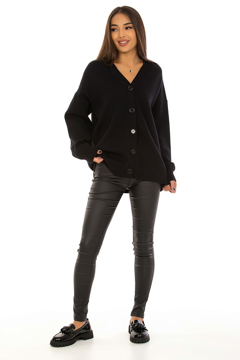 CHEERDUCK/11011 171 ЧЕРНЫЙ Кардиган женский CHEERDUCK цвет Черный