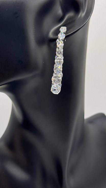 Серьги BELLABOA цвет Серебристый