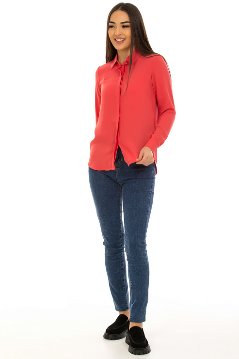 CHEERDUCK/2C19 930 КРАСНЫЙ Блуза женская CHEERDUCK цвет Красный