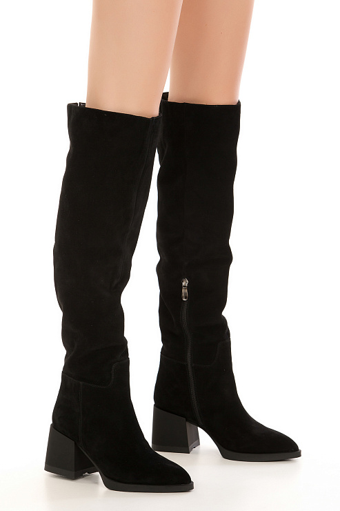 Сапоги на каблуке SERGIO MANCHOT цвет Черный