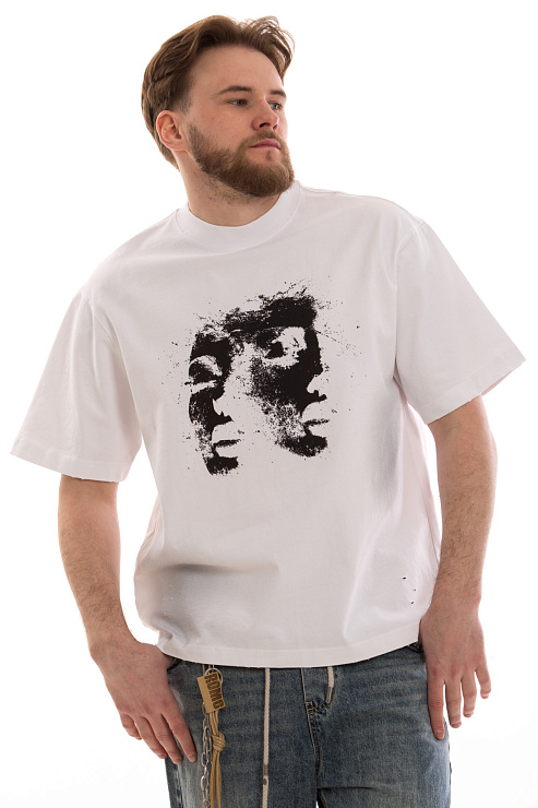 CHEERDUCK/4070 1358 БЕЛЫЙ Футболка мужская CHEERDUCK цвет Синий